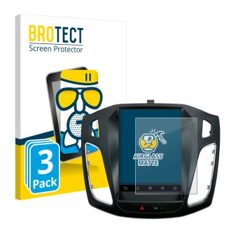 Vorderseite einer Produktverpackung mit dem Markenlogo BROTECT. Daneben ist das Gerät Isudar Ford/Focus MK3 2012–2019 mit dem 