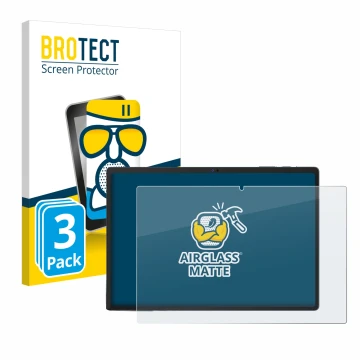 Vorderseite einer Produktverpackung mit dem Markenlogo BROTECT. Daneben ist das Gerät Oukitel OKT3 mit dem zugehörigen Display