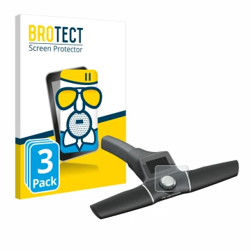Vorderseite einer Produktverpackung mit dem Markenlogo BROTECT. Daneben ist das Gerät Motocaddy S1 Electric Trolley (2022) mit
