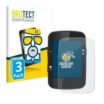 Vorderseite einer Produktverpackung mit dem Markenlogo BROTECT. Daneben ist das Gerät CooSpo BC26 mit dem zugehörigen Displays