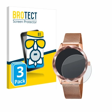 Vorderseite einer Produktverpackung mit dem Markenlogo BROTECT. Daneben ist das Gerät Lotus SMARTIME 50036/1 mit dem zugehörig