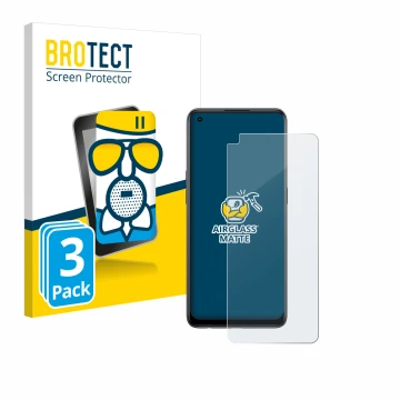Vorderseite einer Produktverpackung mit dem Markenlogo BROTECT. Daneben ist das Gerät Oppo Reno 8T mit dem zugehörigen Display