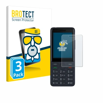 Vorderseite einer Produktverpackung mit dem Markenlogo BROTECT. Daneben ist das Gerät TCL Onetouch 4022s mit dem zugehörigen D