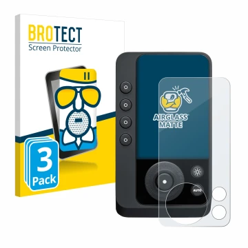 Vorderseite einer Produktverpackung mit dem Markenlogo BROTECT. Daneben ist das Gerät Profoto Connect Pro mit dem zugehörigen 