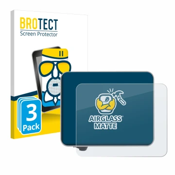 Vorderseite einer Produktverpackung mit dem Markenlogo BROTECT. Daneben ist das Gerät Bambu Lab A1 3D Printer mit dem zugehöri