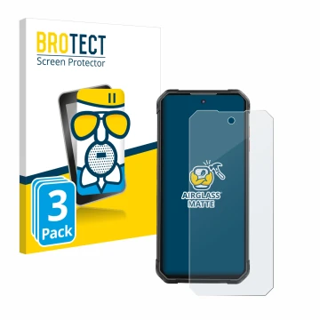 Vorderseite einer Produktverpackung mit dem Markenlogo BROTECT. Daneben ist das Gerät iiiF150 B2 Pro mit dem zugehörigen Displ