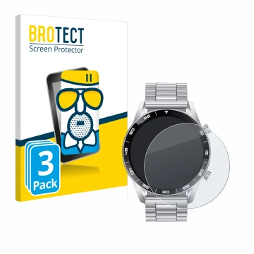 Vorderseite einer Produktverpackung mit dem Markenlogo BROTECT. Daneben ist das Gerät Foxbox SML1-C PRO 1.43