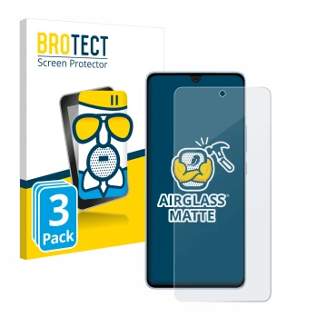 Vorderseite einer Produktverpackung mit dem Markenlogo BROTECT. Daneben ist das Gerät Vivo iQOO Neo 9 Pro mit dem zugehörigen 