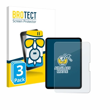 Vorderseite einer Produktverpackung mit dem Markenlogo BROTECT. Daneben ist das Gerät Apple iPad Pro 11