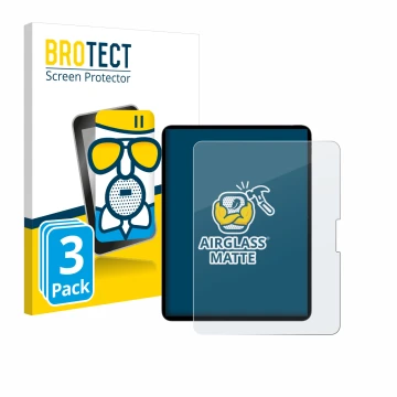 Vorderseite einer Produktverpackung mit dem Markenlogo BROTECT. Daneben ist das Gerät Apple iPad Pro 13