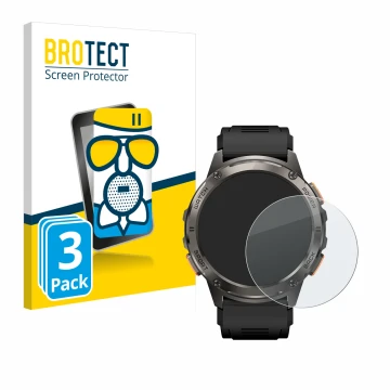 Vorderseite einer Produktverpackung mit dem Markenlogo BROTECT. Daneben ist das Gerät Kospet Tank T3 mit dem zugehörigen Displ