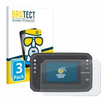 Vorderseite einer Produktverpackung mit dem Markenlogo BROTECT. Daneben ist das Gerät Honda CB650R TFT Display mit dem zugehör