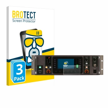 Vorderseite einer Produktverpackung mit dem Markenlogo BROTECT. Daneben ist das Gerät Behringer X32 Rack mit dem zugehörigen D