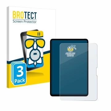 Vorderseite einer Produktverpackung mit dem Markenlogo BROTECT. Daneben ist das Gerät Apple iPad Pro 13