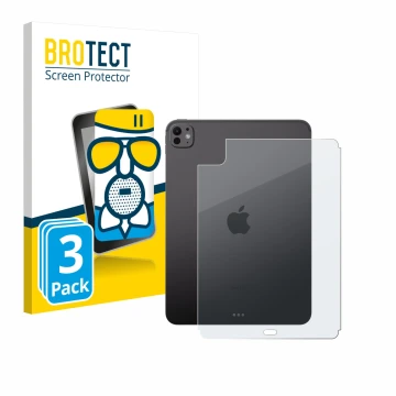 Vorderseite einer Produktverpackung mit dem Markenlogo BROTECT. Daneben ist das Gerät Apple iPad Pro 11