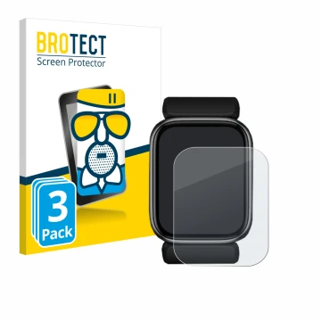 Vorderseite einer Produktverpackung mit dem Markenlogo BROTECT. Daneben ist das Gerät YHE BP Doctor Fit mit dem zugehörigen Di
