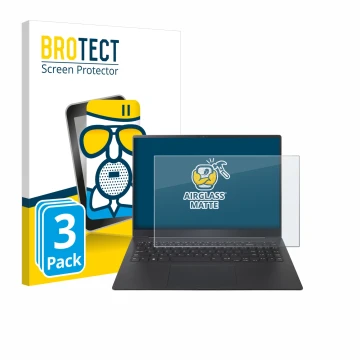 Vorderseite einer Produktverpackung mit dem Markenlogo BROTECT. Daneben ist das Gerät LG gram Pro 16 2024 mit dem zugehörigen 