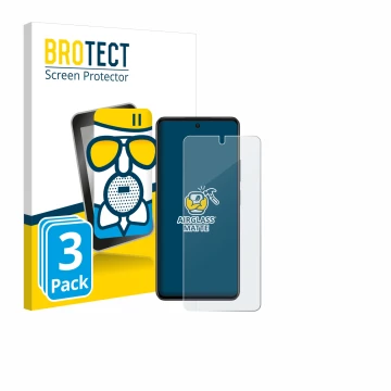 Vorderseite einer Produktverpackung mit dem Markenlogo BROTECT. Daneben ist das Gerät Oppo A79 5G mit dem zugehörigen Displays