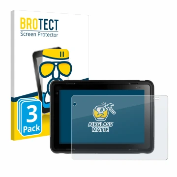 Vorderseite einer Produktverpackung mit dem Markenlogo BROTECT. Daneben ist das Gerät Texa Axone Voice mit dem zugehörigen Dis