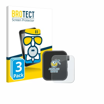 Vorderseite einer Produktverpackung mit dem Markenlogo BROTECT. Daneben ist das Gerät Godox X3 mit dem zugehörigen Displayschu