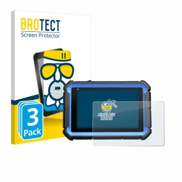 Vorderseite einer Produktverpackung mit dem Markenlogo BROTECT. Daneben ist das Gerät Topdon ArtiDiag Pro mit dem zugehörigen 