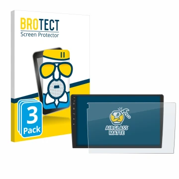 Vorderseite einer Produktverpackung mit dem Markenlogo BROTECT. Daneben ist das Gerät Eonon ua12s plus-6g mit dem zugehörigen 