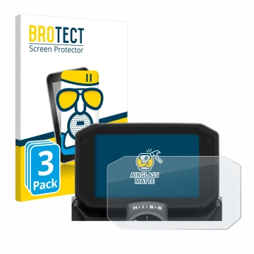 Vorderseite einer Produktverpackung mit dem Markenlogo BROTECT. Daneben ist das Gerät Honda Hornet CB 750 2024 mit dem zugehör