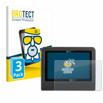 Vorderseite einer Produktverpackung mit dem Markenlogo BROTECT. Daneben ist das Gerät Launch X-431 V + Pro 5.0 10.1
