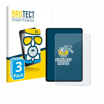 Vorderseite einer Produktverpackung mit dem Markenlogo BROTECT. Daneben ist das Gerät Xiaomi Pad 7 mit dem zugehörigen Display