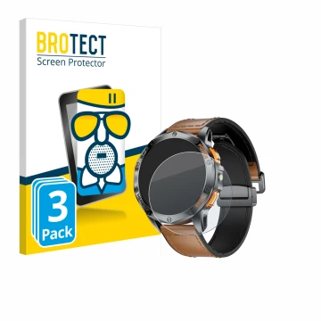 Vorderseite einer Produktverpackung mit dem Markenlogo BROTECT. Daneben ist das Gerät Dremac DM1-F 1.43