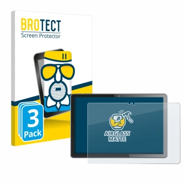 Vorderseite einer Produktverpackung mit dem Markenlogo BROTECT. Daneben ist das Gerät VALE V10E-LTE mit dem zugehörigen Displa