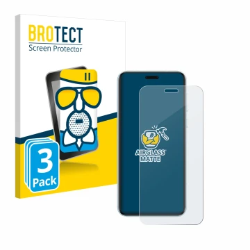 Vorderseite einer Produktverpackung mit dem Markenlogo BROTECT. Daneben ist das Gerät Honor Magic 7 RSR mit dem zugehörigen Di