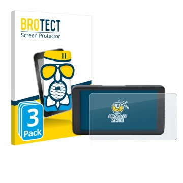 Vorderseite einer Produktverpackung mit dem Markenlogo BROTECT. Daneben ist das Gerät BMW ConnectedRide Navigator Full Cover m
