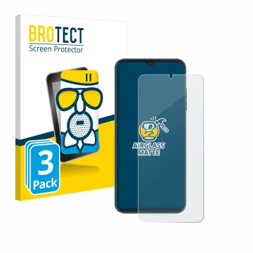 Vorderseite einer Produktverpackung mit dem Markenlogo BROTECT. Daneben ist das Gerät Hotwav Note 13 Pro mit dem zugehörigen D