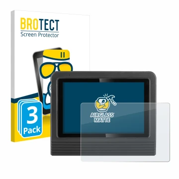 Vorderseite einer Produktverpackung mit dem Markenlogo BROTECT. Daneben ist das Gerät Launch X-431 V+ 5.0 Pro3S mit dem zugehö