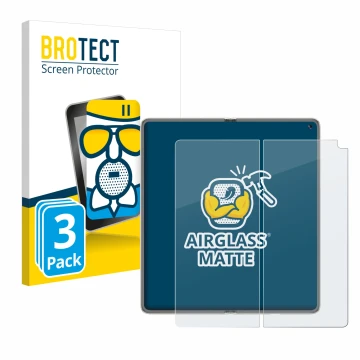 Vorderseite einer Produktverpackung mit dem Markenlogo BROTECT. Daneben ist das Gerät Huawei Mate X6 (Inneres Display) mit dem