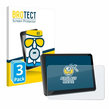 Vorderseite einer Produktverpackung mit dem Markenlogo BROTECT. Daneben ist das Gerät Carpuride W712D 7