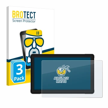 Vorderseite einer Produktverpackung mit dem Markenlogo BROTECT. Daneben ist das Gerät Woibugee Motorrad Carplay 7