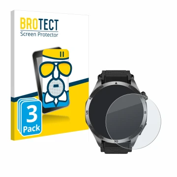 Vorderseite einer Produktverpackung mit dem Markenlogo BROTECT. Daneben ist das Gerät Knauermann Pro 3 Fan Edition 2025 (rund)