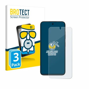 Vorderseite einer Produktverpackung mit dem Markenlogo BROTECT. Daneben ist das Gerät ZTE Blade V70 Vita mit dem zugehörigen D