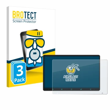 Vorderseite einer Produktverpackung mit dem Markenlogo BROTECT. Daneben ist das Gerät Joying Car Radio 11.6