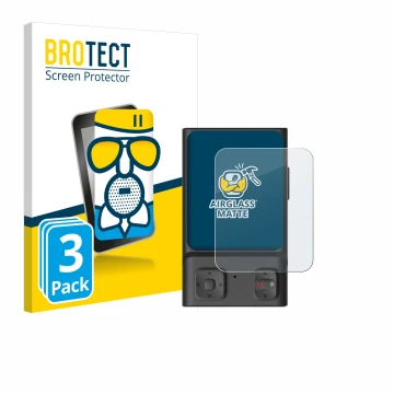 Vorderseite einer Produktverpackung mit dem Markenlogo BROTECT. Daneben ist das Gerät Hoverair Beacon mit dem zugehörigen Disp