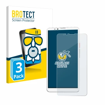 Vorderseite einer Produktverpackung mit dem Markenlogo BROTECT. Daneben ist das Gerät Bigme Hibreak Pro mit dem zugehörigen Di