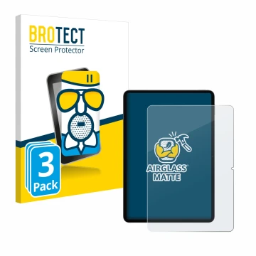 Vorderseite einer Produktverpackung mit dem Markenlogo BROTECT. Daneben ist das Gerät Xiaomi Pad 7 Pro mit dem zugehörigen Dis