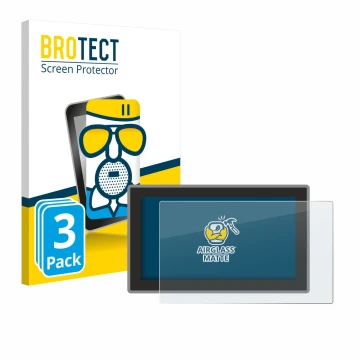 Vorderseite einer Produktverpackung mit dem Markenlogo BROTECT. Daneben ist das Gerät Ford Tourneo Curier (2024) mit dem zugeh