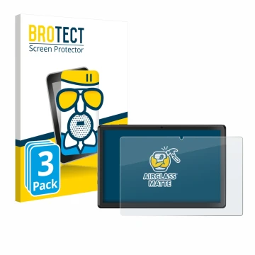 Vorderseite einer Produktverpackung mit dem Markenlogo BROTECT. Daneben ist das Gerät SGIN T10 Pro 10.1