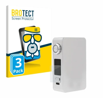 Vorderseite einer Produktverpackung mit dem Markenlogo BROTECT. Daneben ist das Gerät Lost Vape Centaurus M200 mit dem zugehör