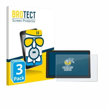 Vorderseite einer Produktverpackung mit dem Markenlogo BROTECT. Daneben ist das Gerät Whitedeer A10PRO mit dem zugehörigen Dis