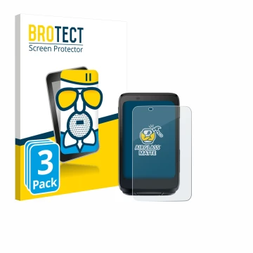 Vorderseite einer Produktverpackung mit dem Markenlogo BROTECT. Daneben ist das Gerät iGPSPORT BiNavi mit dem zugehörigen Disp