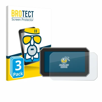 Vorderseite einer Produktverpackung mit dem Markenlogo BROTECT. Daneben ist das Gerät Honda Forza 2025 mit dem zugehörigen Dis